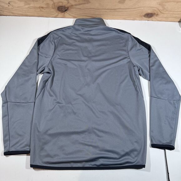 Nike Full Zip Grey Training Track Jacket Performance Fabric Men's Large Tall LT - Picture 12 of 12